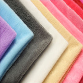 100% polyester plush fabric velboa fabric india knitted short pile plush fabric
